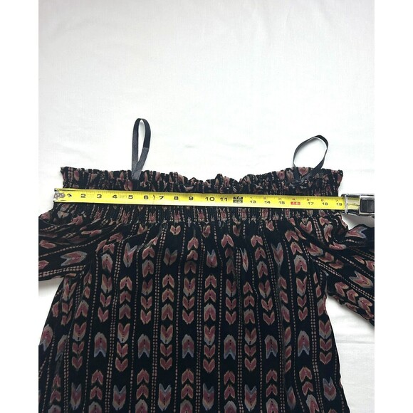 Miss Me Womens Medium Renaissance Bohemian Hippie Retro Velvet Tassel Trim Top‎ - Picture 7 of 9